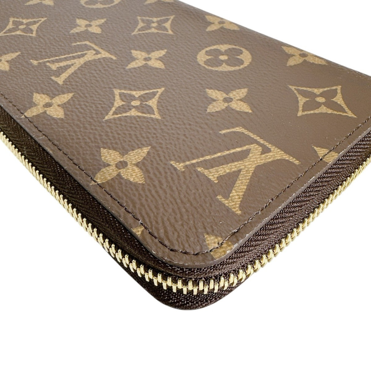 ルイヴィトン LOUIS VUITTON 長財布
 ジッピーウォレット モノグラム ラウンドファスナー モノグラムキャンバス M60017 ブラウン LV
 【中古】