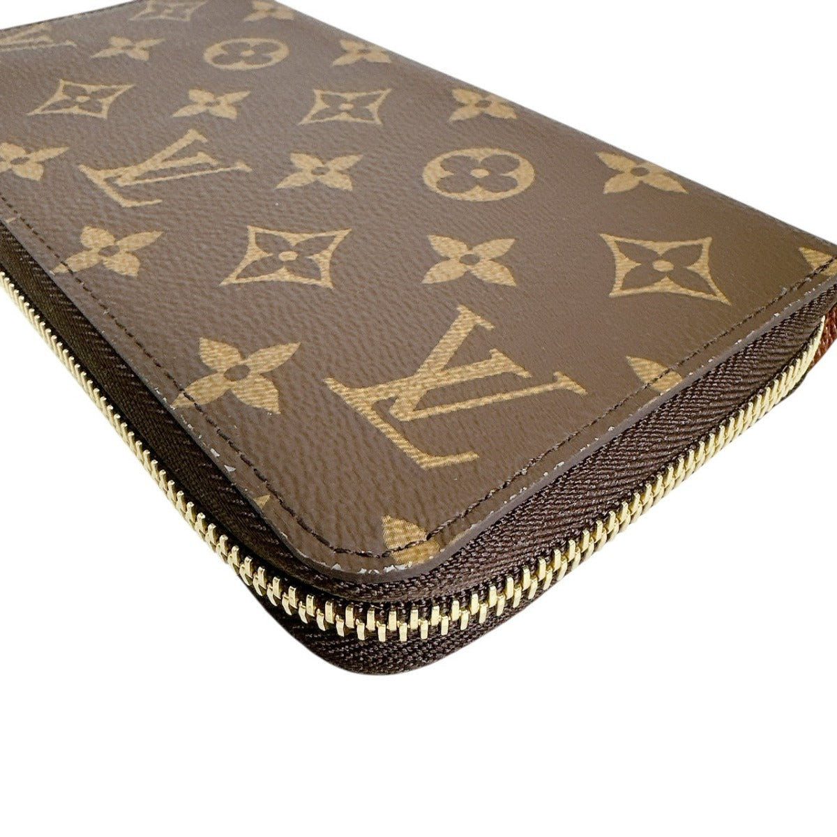 ルイヴィトン LOUIS VUITTON 長財布
 ジッピーウォレット モノグラム ラウンドファスナー モノグラムキャンバス M60017 ブラウン LV
 【中古】