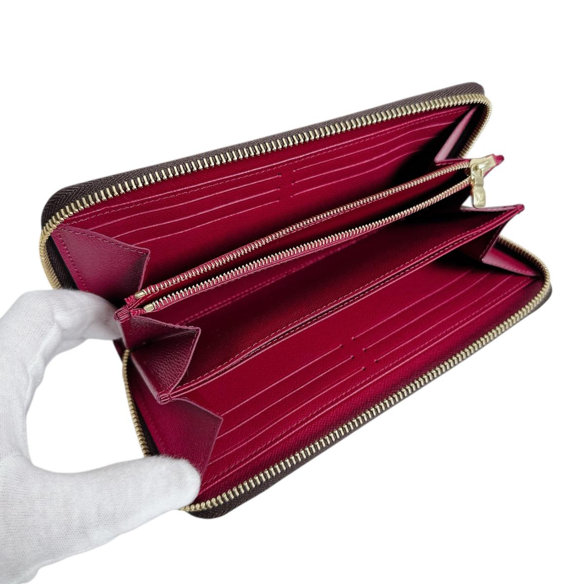 ルイヴィトン LOUIS VUITTON 長財布
 ジッピーウォレット モノグラム ラウンドファスナー モノグラムキャンバス M60017 ブラウン LV
 【中古】