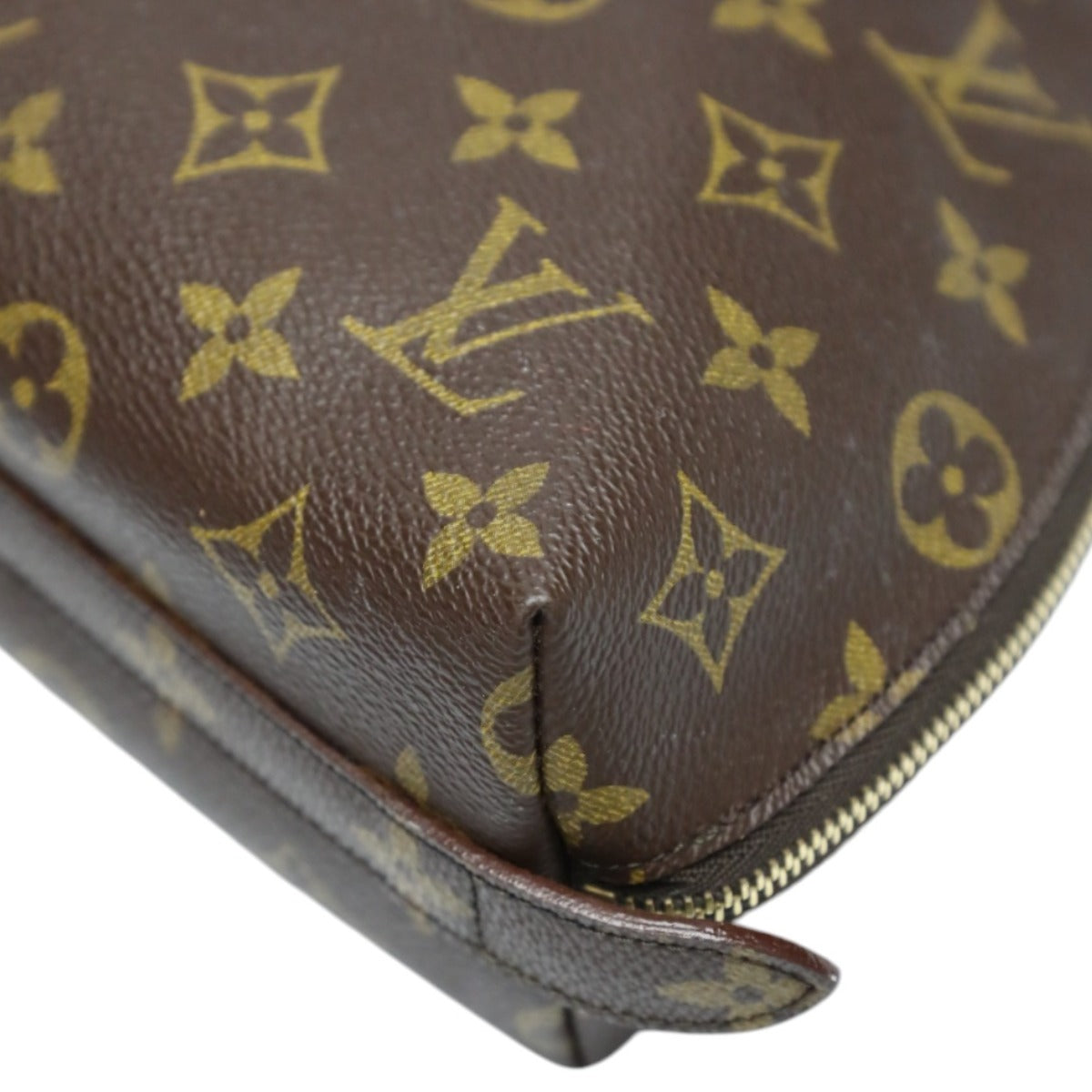 ルイヴィトン LOUIS VUITTON ポーチ
 ポーチ モノグラム ポシェット・コスメティック MM M47520 ブラウン LV
 【SS】
 【中古】