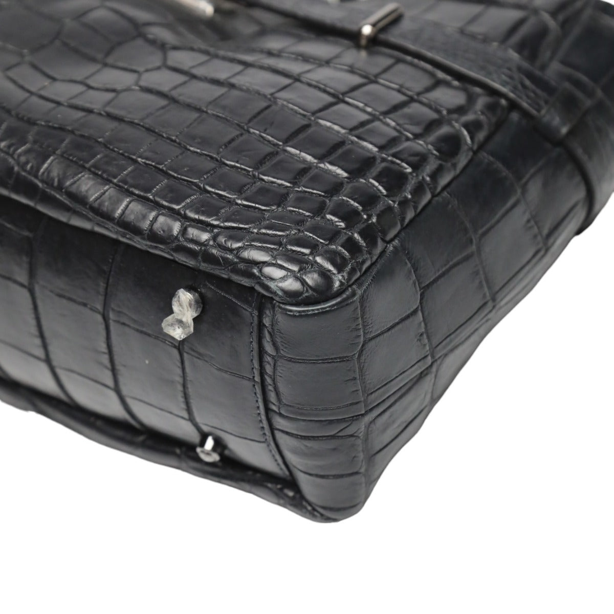 Crocodile CROCODILE Tote Bag
 Matte Crocodile JNH-2880 Crocodile JNH-2880 Navy [SS] 