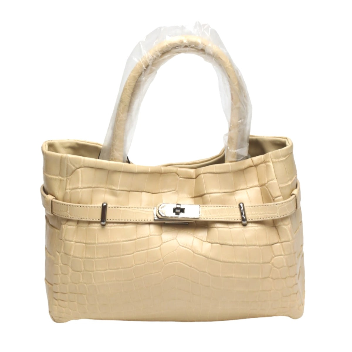 Crocodile CROCODILE Tote Bag
 Matte Crocodile JNH-2880 Crocodile JNH-2880 Beige [SS] 