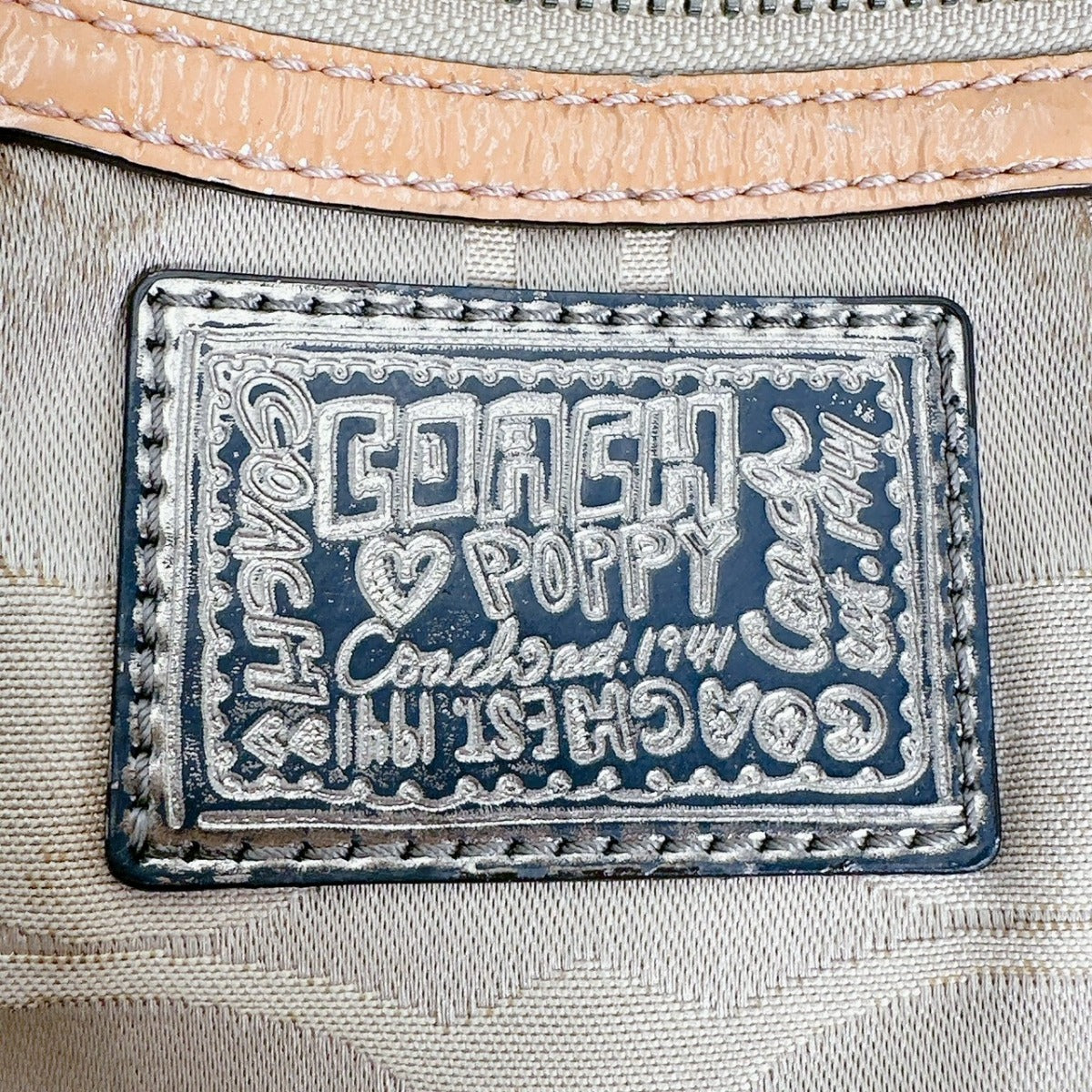 コーチ COACH ショルダーバッグ
 ポピー シグネチャー 2WAY キャンバス 14562 【H】
 【中古】