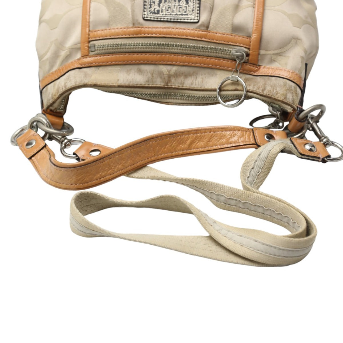 コーチ COACH ショルダーバッグ
 ポピー シグネチャー 2WAY キャンバス 14562 【H】
 【中古】