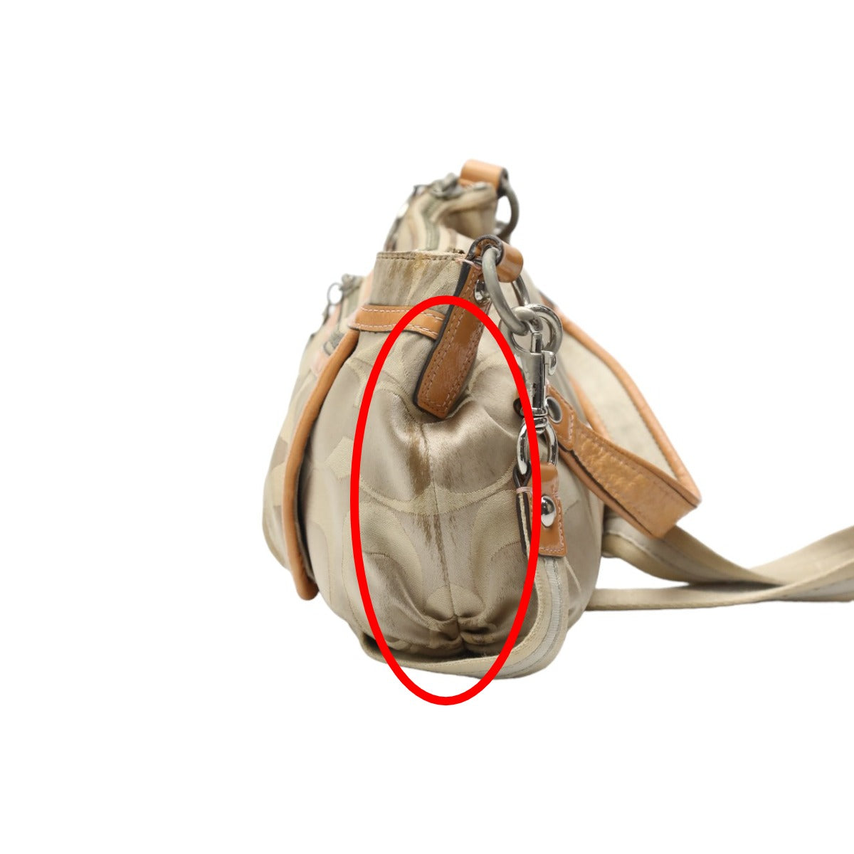 コーチ COACH ショルダーバッグ
 ポピー シグネチャー 2WAY キャンバス 14562 【H】
 【中古】