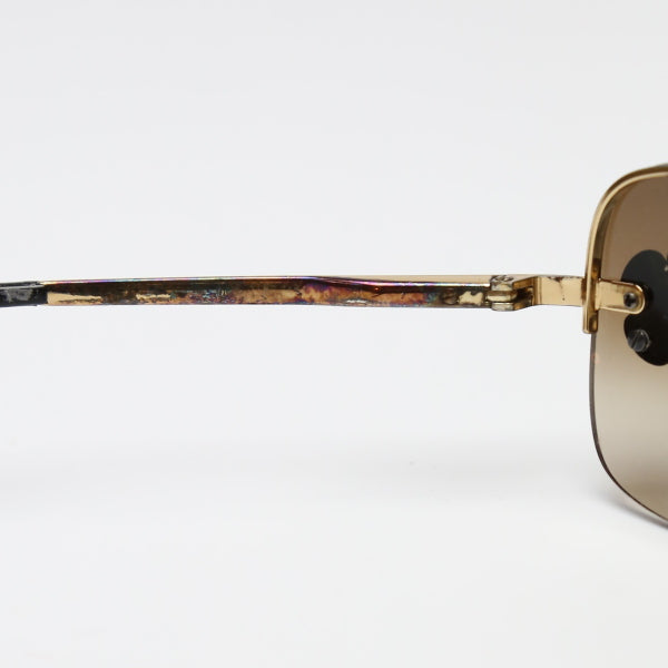 シャネル CHANEL サングラス
 ココマーク サングラス ケース付き CCマーク プラスチック ゴールド ブラウン 【SS】
 【中古】