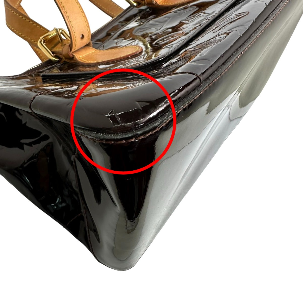 ルイヴィトン LOUIS VUITTON ハンドバッグ
 ローズウッドアベニュー ヴェルニ ショルダーバッグ モノグラムヴェルニ M93510 アマラント  LV
 【SS】
 【中古】