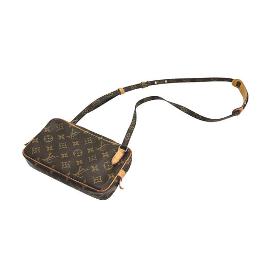 ルイヴィトン LOUIS VUITTON ショルダーバッグ
 ショルダーバッグ モノグラム マルリーバンドリエール モノグラムキャンバス M51828 ブラウン LV
 【SS】
 【中古】