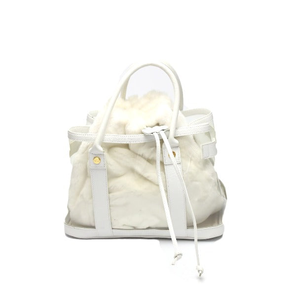 Samantha Thavasa Handbags
 2WAY Leather Patent Leather White [SS]
 【second hand】 