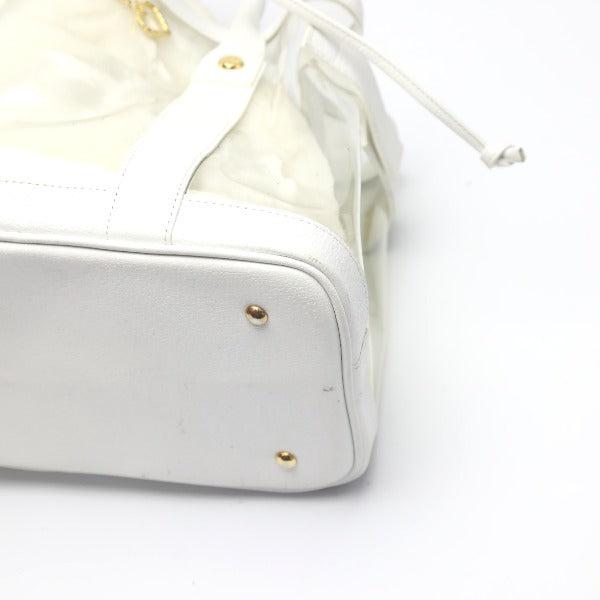 Samantha Thavasa Handbags
 2WAY Leather Patent Leather White [SS]
 【second hand】 