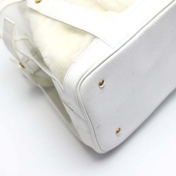 Samantha Thavasa Handbags
 2WAY Leather Patent Leather White [SS]
 【second hand】 