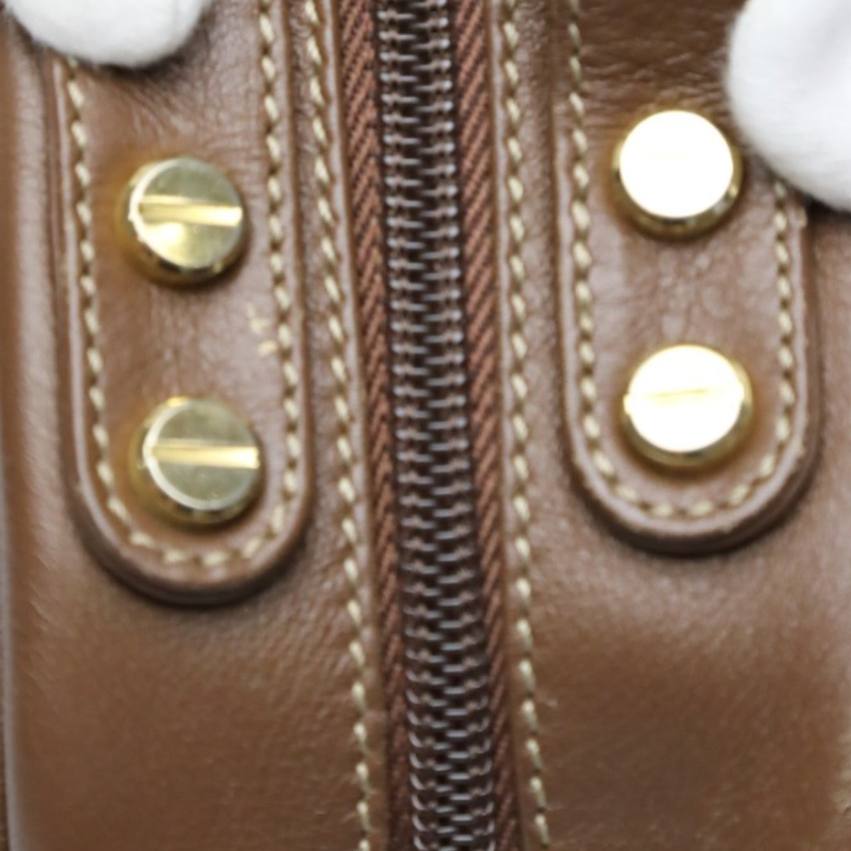 ボルボネーゼ BORBONESE ハンドバッグ
 ドーム型 うずら柄 軽量 【SS】
 【中古】