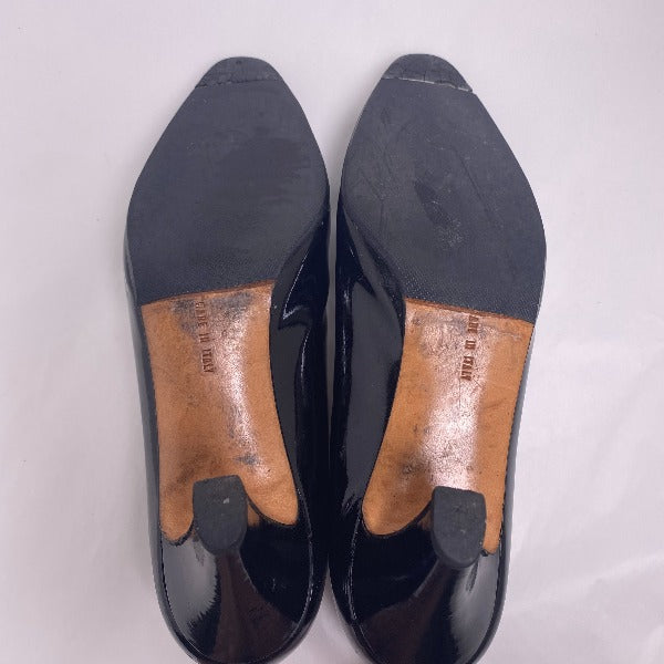 Salvatore Ferragamo Pumps
 Enamel 5 1/2 C Black [SS]
 【second hand】 