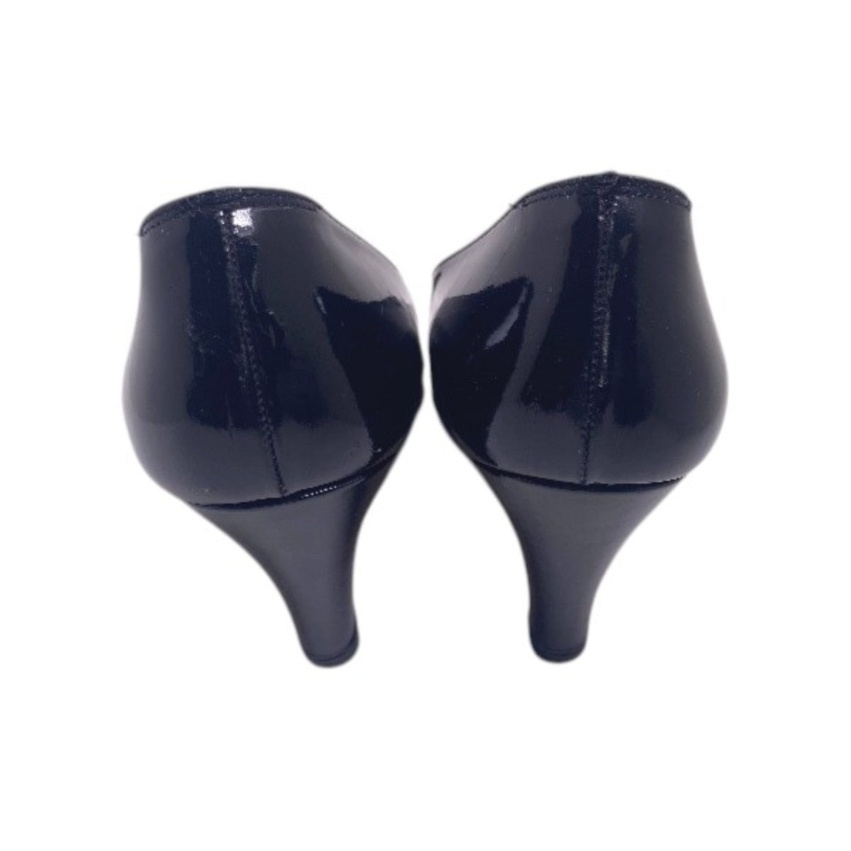 Salvatore Ferragamo Pumps
 Enamel 5 1/2 C Black [SS]
 【second hand】 