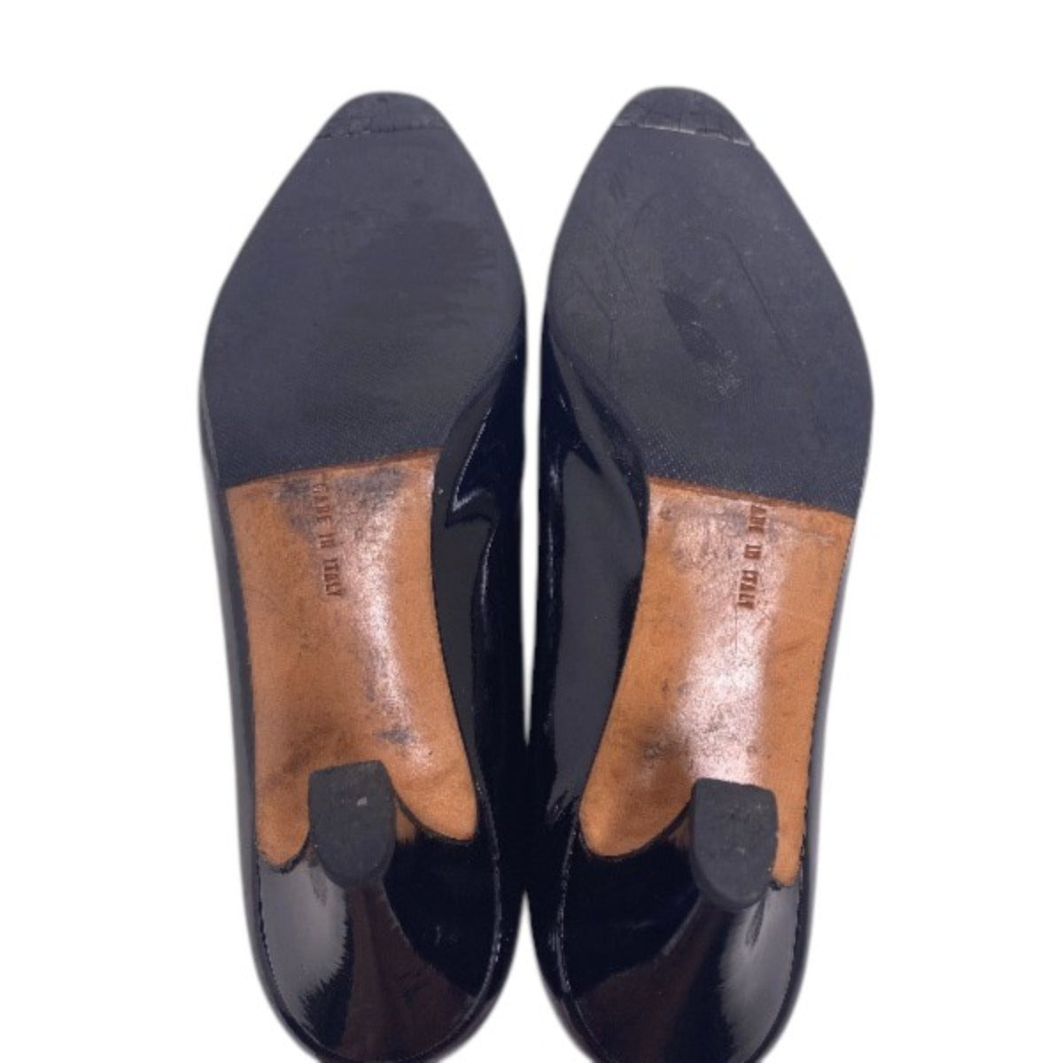 Salvatore Ferragamo Pumps
 Enamel 5 1/2 C Black [SS]
 【second hand】 