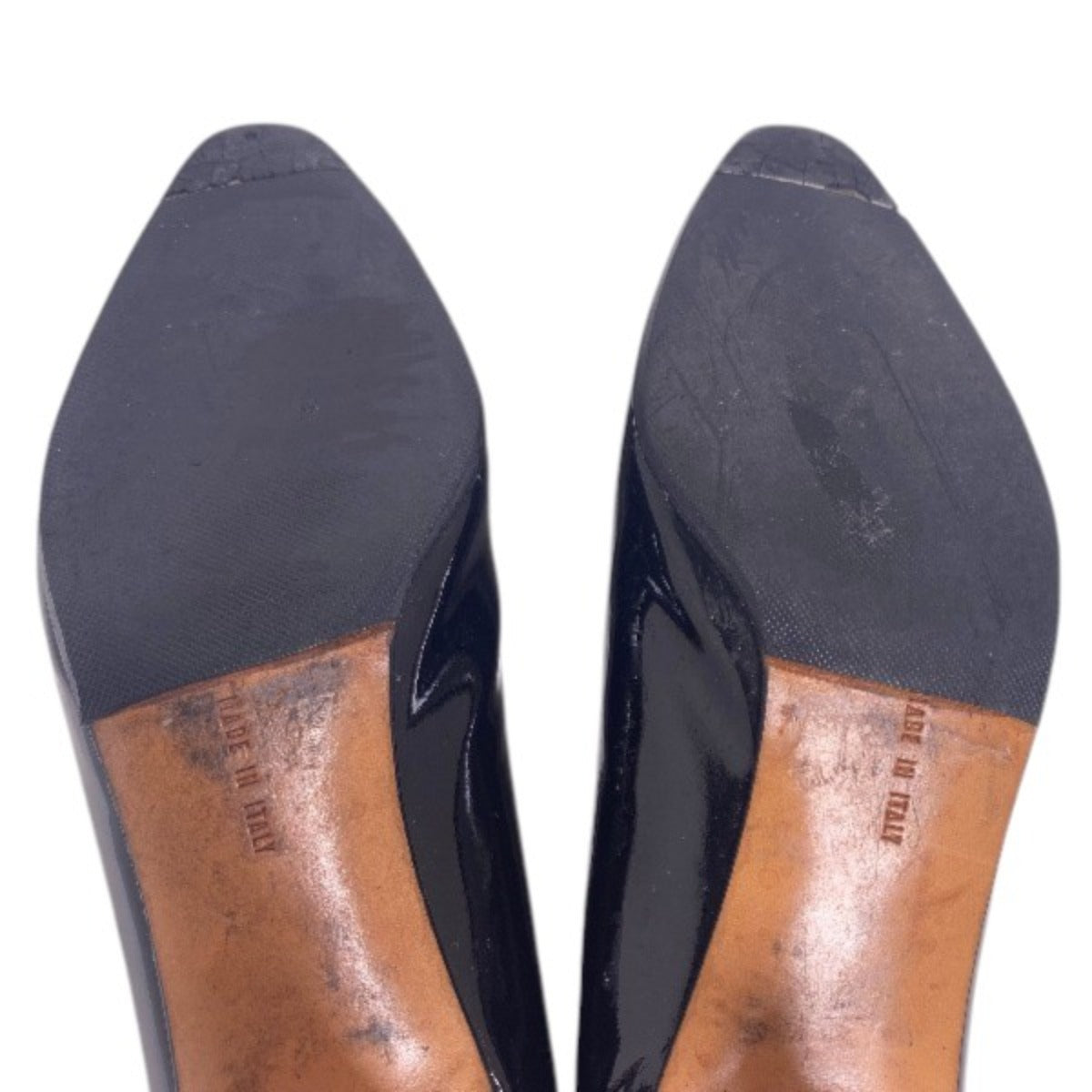 Salvatore Ferragamo Pumps
 Enamel 5 1/2 C Black [SS]
 【second hand】 