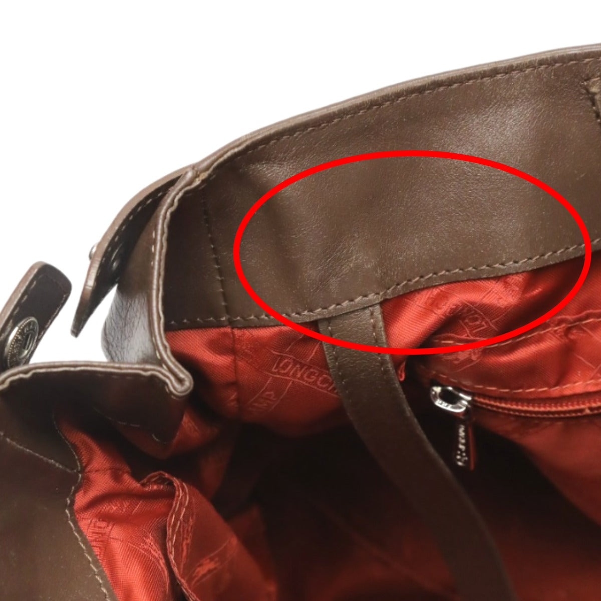 ロンシャン Longchamp トートバッグ
 ハンドバッグ ロンシャン レザー レザー ブラウン 【SS】
 【中古】