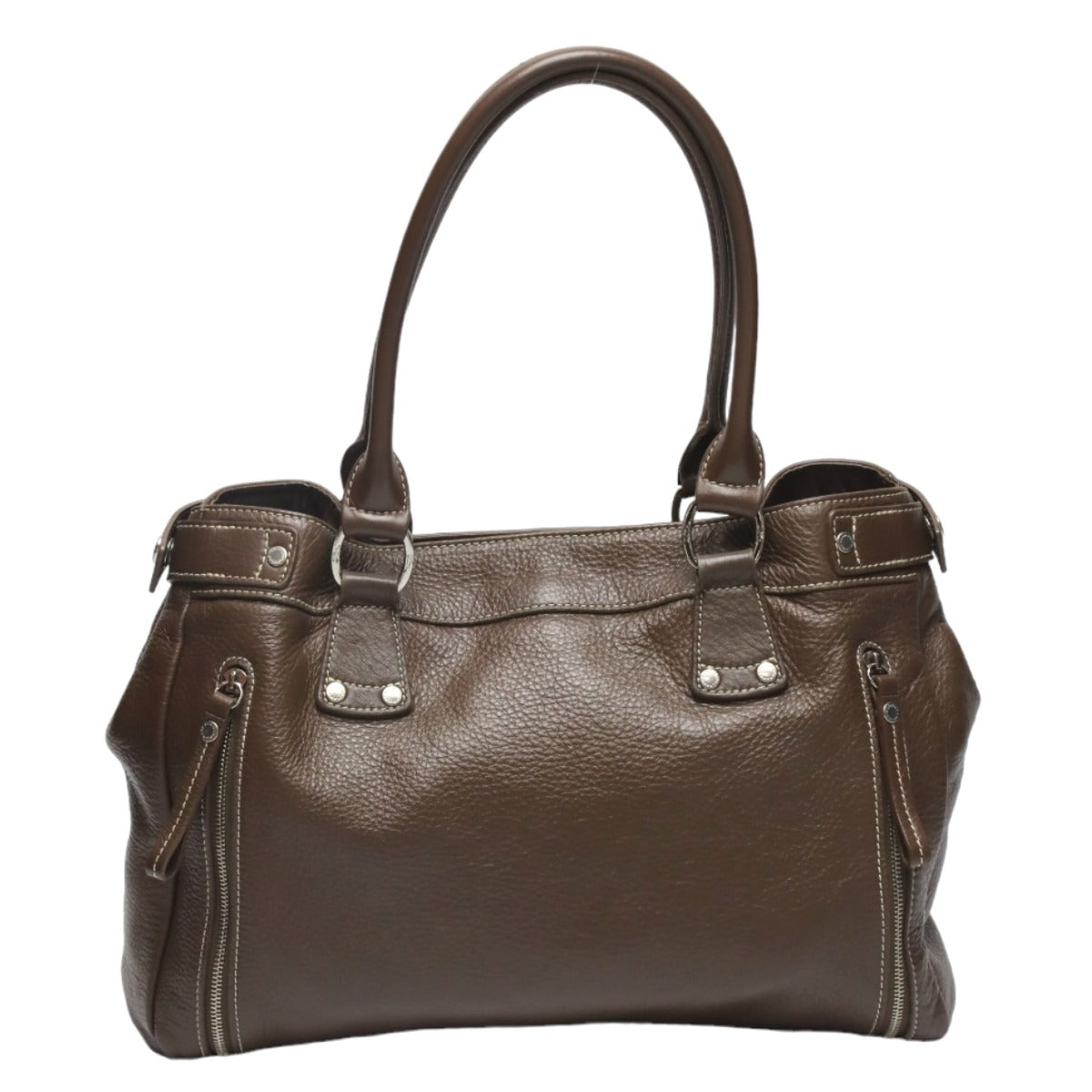 ロンシャン Longchamp トートバッグ
 ハンドバッグ ロンシャン レザー レザー ブラウン 【SS】
 【中古】