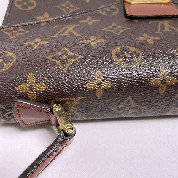 ルイヴィトン LOUIS VUITTON ハンドバッグ
 キャンバス モノグラム コンコルド モノグラムキャンバス M51190 ブラウン LV
 【SS】
 【中古】