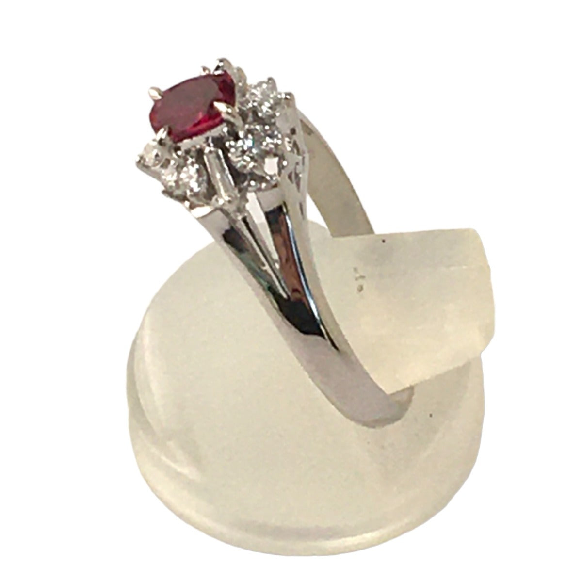 Rings
 Diamond/Ruby Size 10 PT900 Pt900 Platinum Ring Platinum [SS]
 【second hand】 