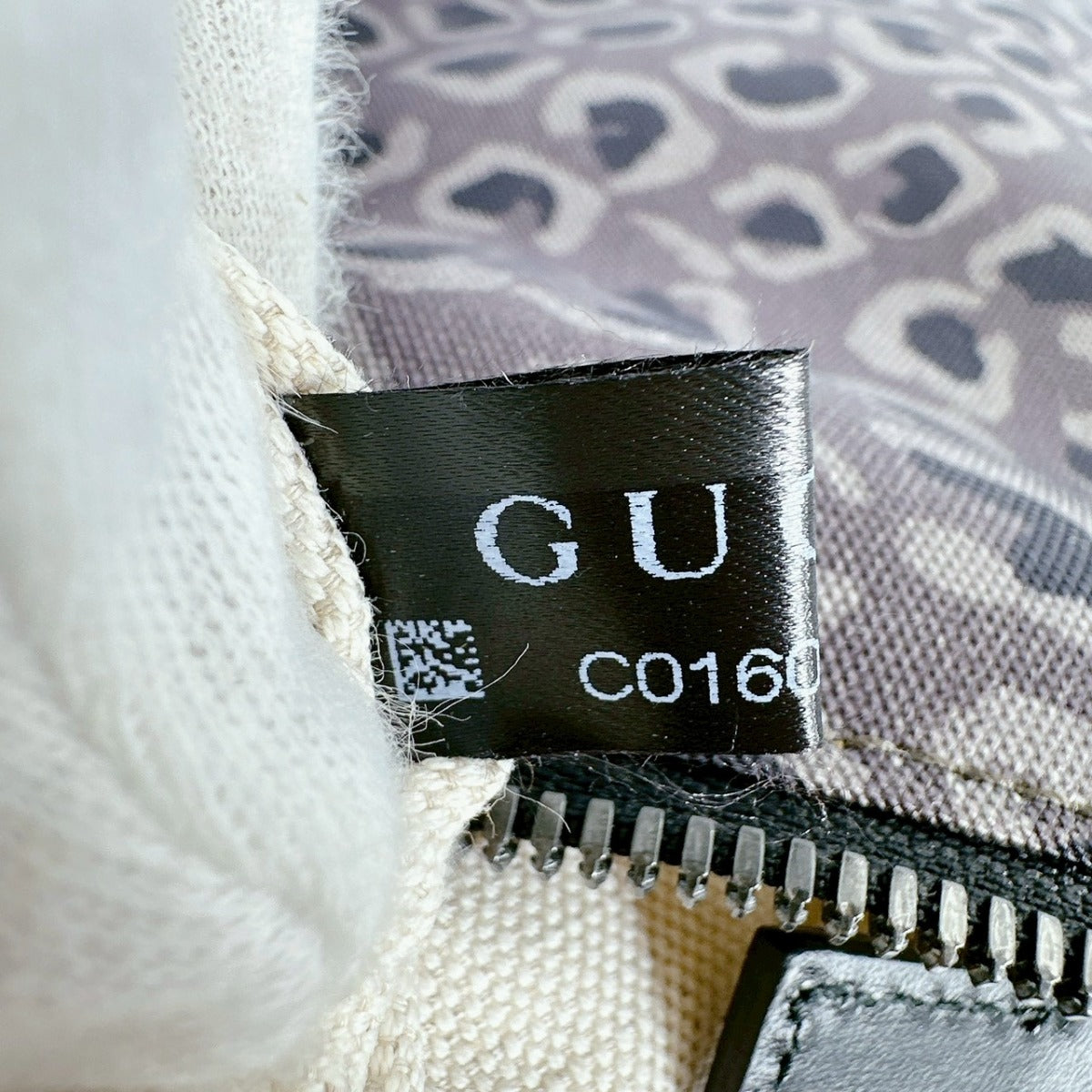 グッチ GUCCI クラッチバッグ
 セカンドバッグ クラッチバッグ レオパードプリント キャンバス 3533473 グレー 【SS】
 【中古】