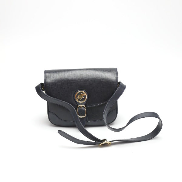 HUNTING WORLD Shoulder Bag
 Crossbody shoulder bag, navy [SS]
 【second hand】 
