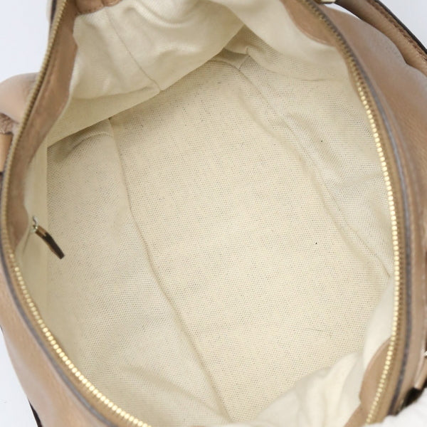 グッチ GUCCI ハンドバッグ
 2WAYバッグ WG レザー ショルダーストラップ付き 斜め掛け レザー 247902 スモーキーピンク 【SS】
 【中古】