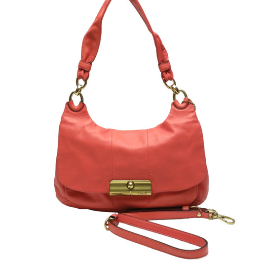コーチ COACH ショルダーバッグ
 2WAYショルダーバッグ レザーヒッピー クリスティン レザー 16931 ピンク 【SS】
 【中古】