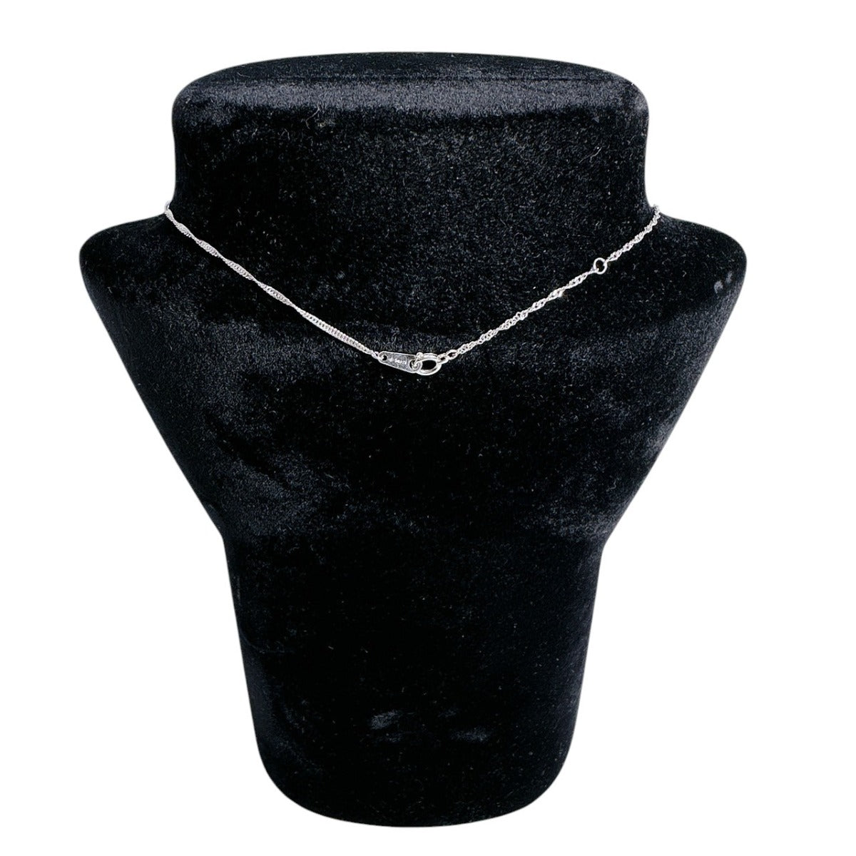 ネックレス
 パール7mm K14WG スクリューチェーン K14ホワイトゴールド シルバー 【SS】
 【中古】