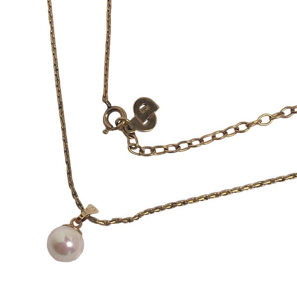 Christian Dior Necklace
 Necklace Fake Pearl Gold [SS]
 【second hand】 