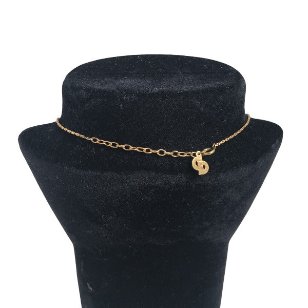 クリスチャンディオール Christian Dior ネックレス
 ネックレス スチール ゴールド 【SS】
 【中古】
