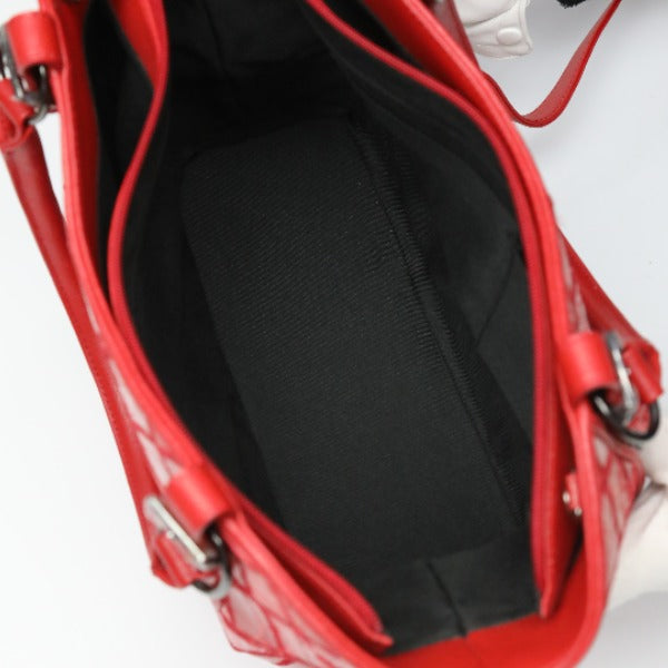 カイマンクロコダイル CAIMAN CROCODILE ショルダーバッグ
 2WAY クロコダイル ハンドバッグ クロコダイル LB7003 レッド 【H】