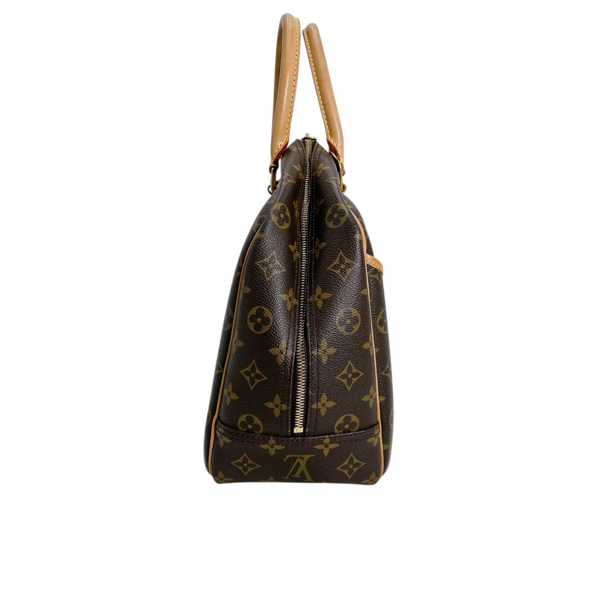 ルイヴィトン LOUIS VUITTON ハンドバッグ
 ハンドバッグ モノグラム ドーヴィル モノグラムキャンバス M47270 ブラウン LV
 【SS】
 【中古】