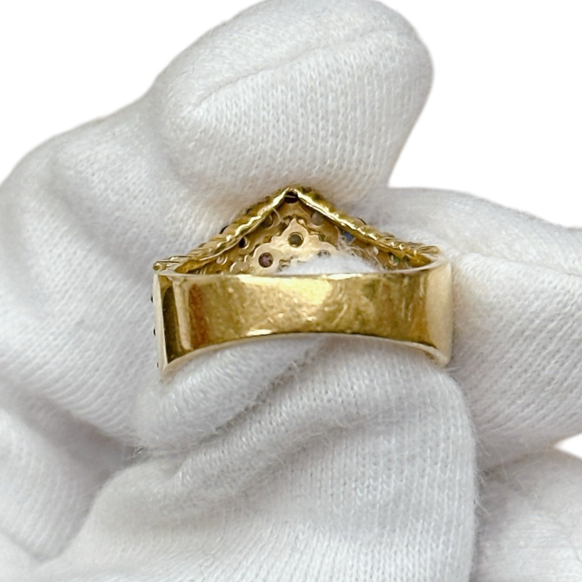 リング・指輪
 指輪 マルチカラーストーン 11号 K18 K18ゴールド マルチカラー 【SS】
 【中古】