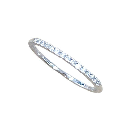 ヨンドシー 4℃ リング・指輪
 K18WG 10号 4℃ メレダイヤ K18ホワイトゴールド リング ホワイト 【SS】
 【中古】