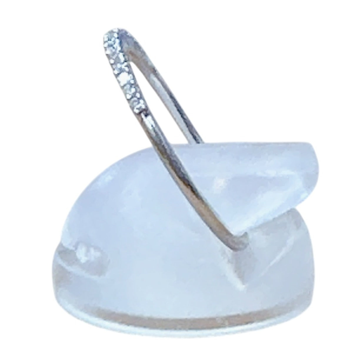 ヨンドシー 4℃ リング・指輪
 K18WG 10号 4℃ メレダイヤ K18ホワイトゴールド リング ホワイト 【SS】
 【中古】