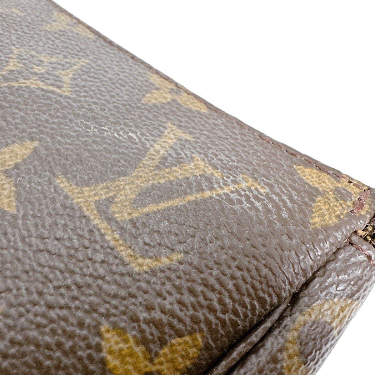 ルイヴィトン LOUIS VUITTON ポーチ
 アクセサリーポーチ モノグラム ポシェット アクセソワール モノグラムキャンバス M51980 ブラウン LV
 【SS】
 【中古】
