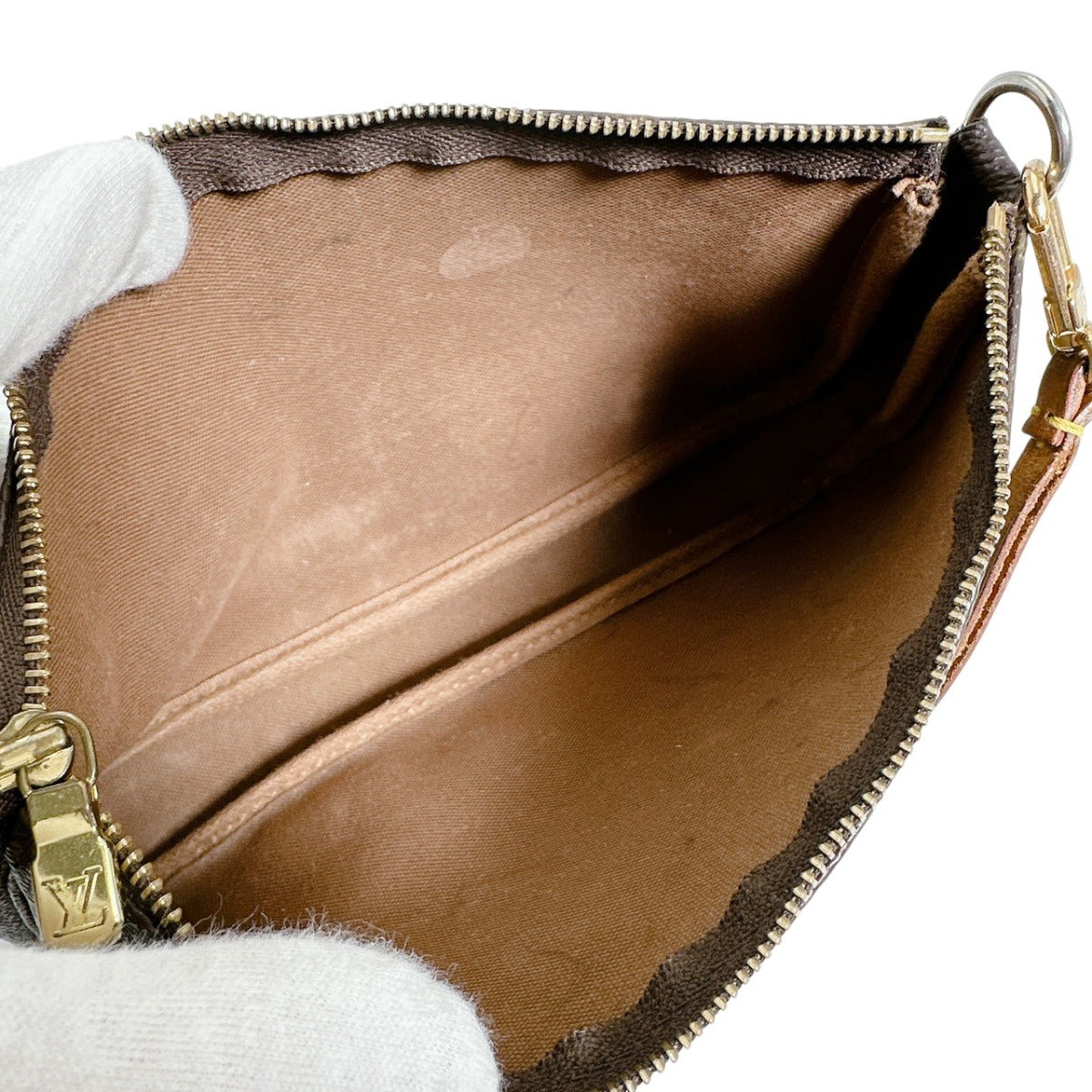 ルイヴィトン LOUIS VUITTON ポーチ
 アクセサリーポーチ モノグラム ポシェット アクセソワール モノグラムキャンバス M51980 ブラウン LV
 【SS】
 【中古】