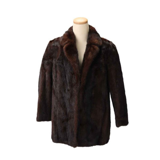 Fur Coat Other Outerwear
 ROTINY Half Coat Mink Fur Coat Size 9 Brown [H]
 【second hand】 