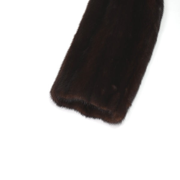 EMBA Other outerwear
 Fur coat, half coat, shared mink, dark brown [SS]
 【second hand】 