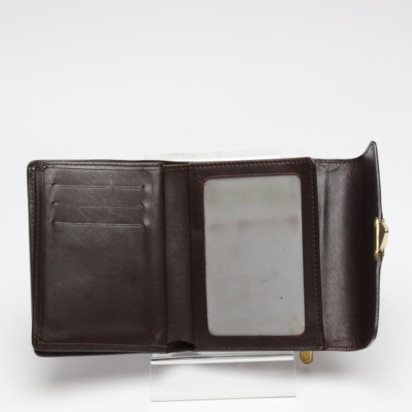 ルイヴィトン LOUIS VUITTON 三つ折り財布
 ポルトフォイユ・コアラ ヴェルニ 小銭入れ付 モノグラムヴェルニ M93520 アマラント LV
 【SS】
 【中古】