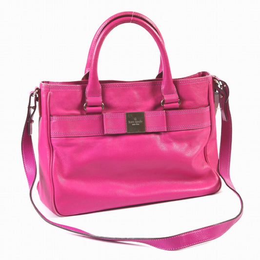 ケイトスペード Kate Spade ショルダーバッグ
 トートバッグ 斜めかけ 2WAY ピンクパープル 【SS】
 【中古】