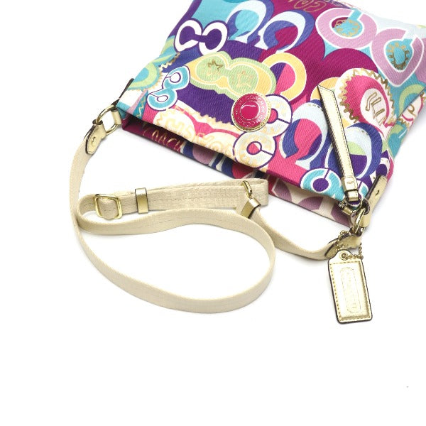 Coach shoulder bag
 
Signature Canvas Leather Multicolor Leather F19454 Multicolor [SS]
 【second hand】 