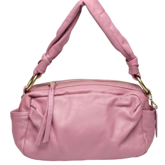 コーチ COACH ハンドバッグ
 プラム セミショルダーバッグ  レザー 13442 プラム 【SS】
 【中古】