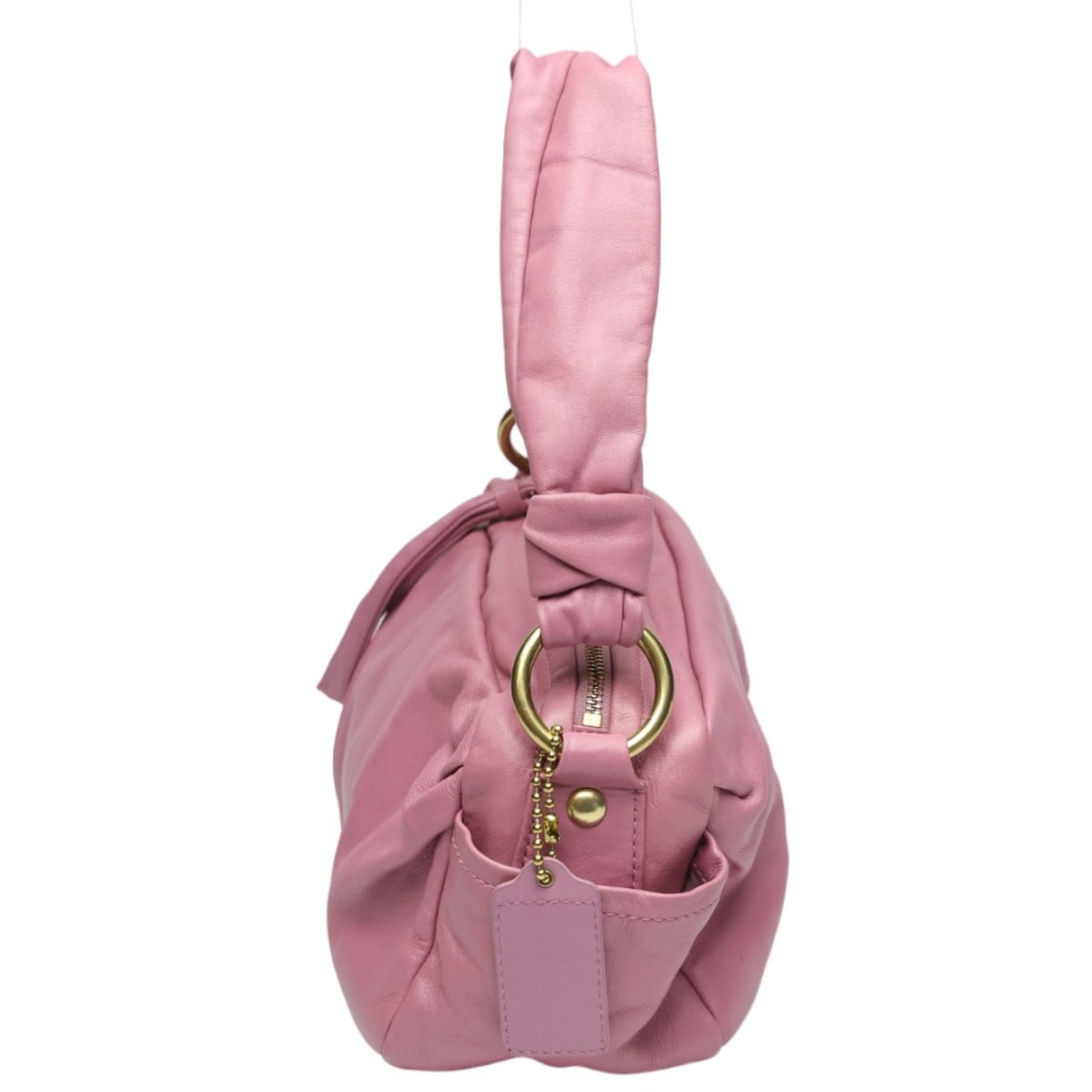 コーチ COACH ハンドバッグ
 プラム セミショルダーバッグ  レザー 13442 プラム 【SS】
 【中古】