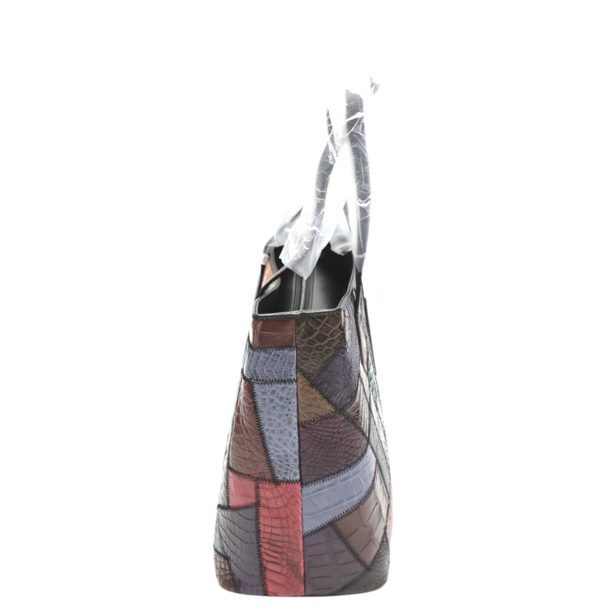 クロコダイル CROCODILE トートバッグ
 天ファスナー パッチワーク 軽量 クロコダイル LB-7001 マルチカラー 【SS】