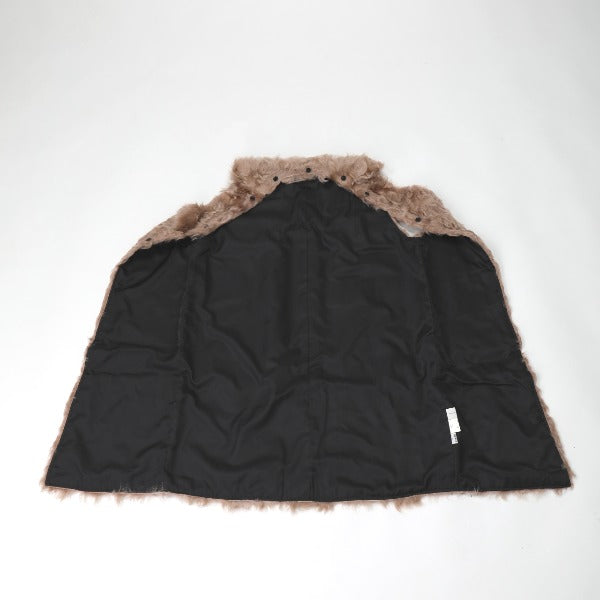 Fur Coat Other Outerwear
 Kanebo Silk Coat Rabbit Fur Black [H]
 【second hand】 