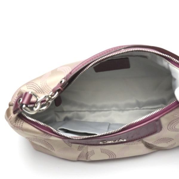 Coach handbags
 2way shoulder bag Op Art leather F20031 Brown [SS]
 【second hand】 