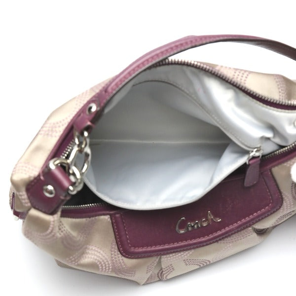 Coach handbags
 2way shoulder bag Op Art leather F20031 Brown [SS]
 【second hand】 