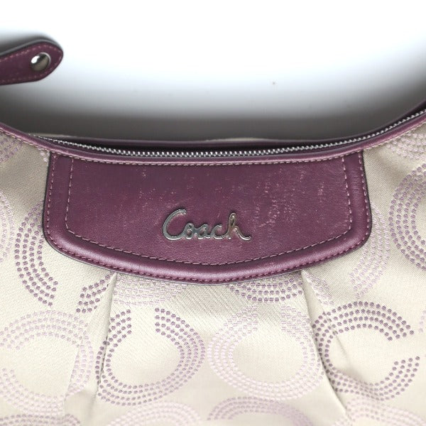 Coach handbags
 2way shoulder bag Op Art leather F20031 Brown [SS]
 【second hand】 